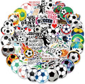 100PCS Soccer Stickers for Boys Girls Kids Teens, Vinyl Waterproof Soccer Stickers for Water Bottles, Laptops, Goodie Bag Stuffers, 2026 Soccer World Cup Party Favors