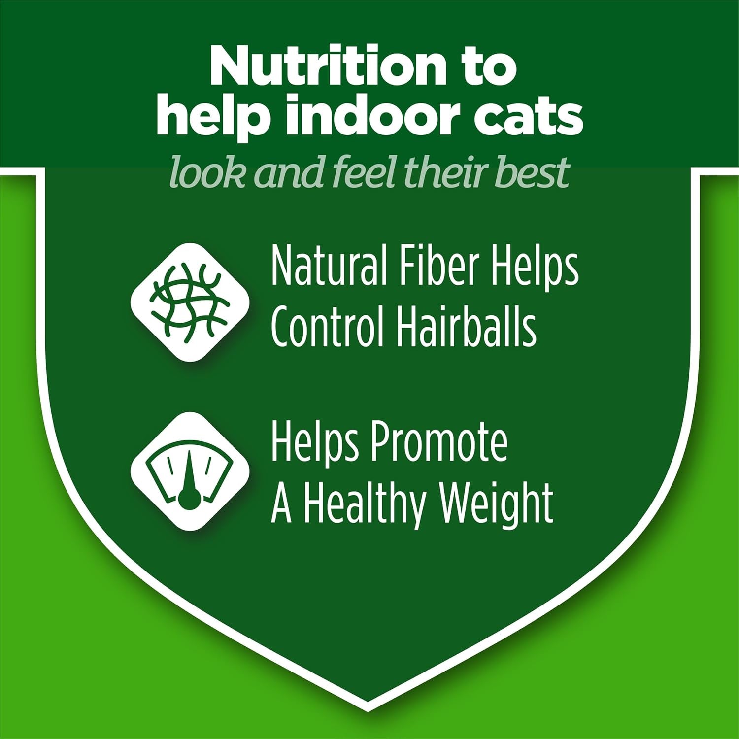 Indoor Healthy Weight and Hairball Dry Cat Food with Chicken - (Pack of 4) 3.15 Lb. Bags
