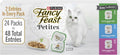 Purina  Gourmet Wet Cat Food Variety Pack, Petites Gravy Collection, Break-Apart Tubs, 48 Servings - (Pack of 24) 2.8 Oz. Tubs