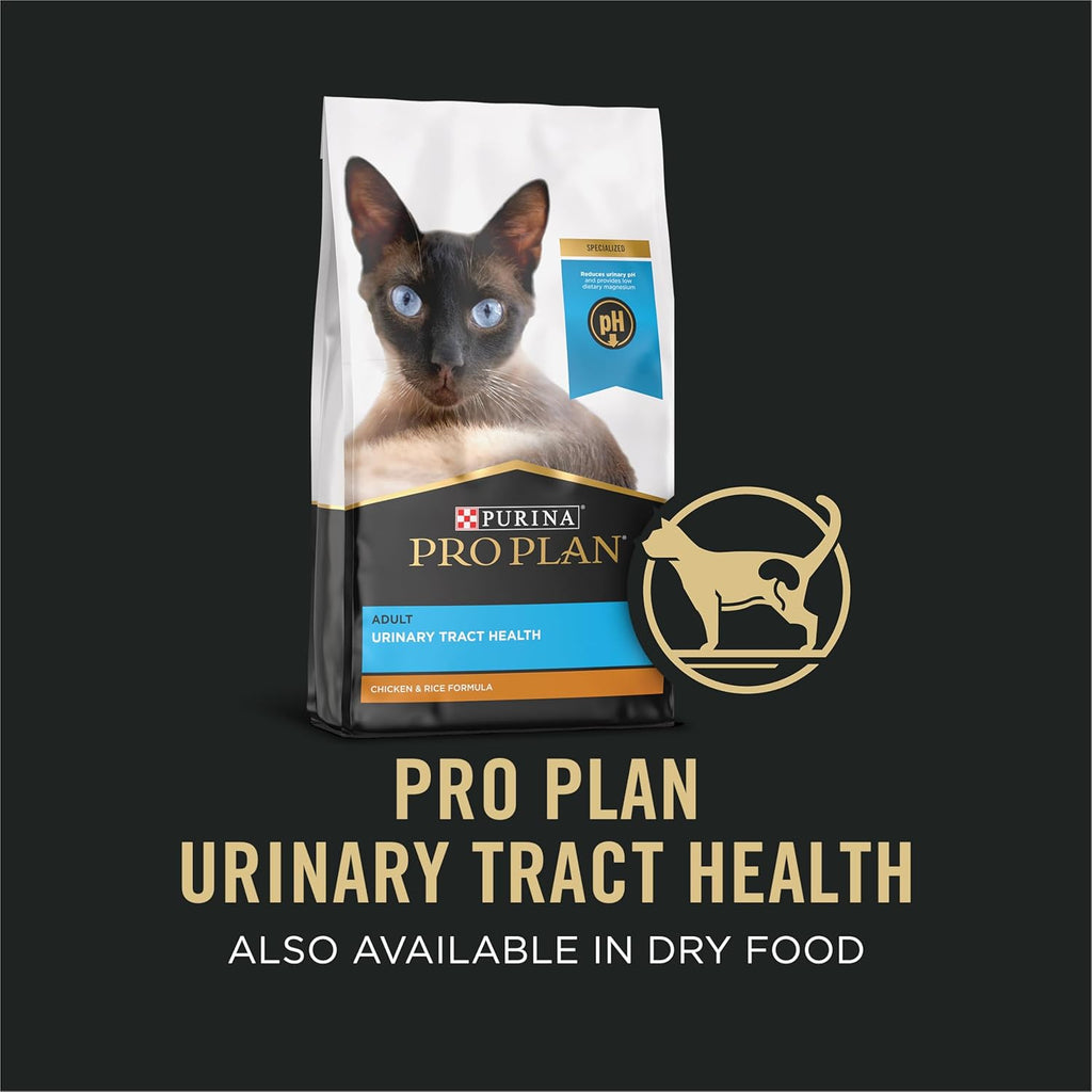 Purina Pro Plan Urinary Tract Health Chicken Entree in Gravy Cat Food - (Pack of 24) 5.5 Oz. Cans