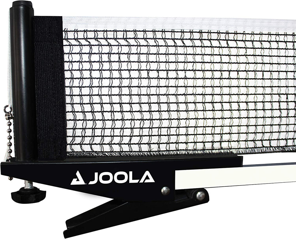 Premium inside Table Tennis Net and Post Set - Portable and Easy Setup 72" Regulation Size Ping Pong Spring Clamp Net, Black