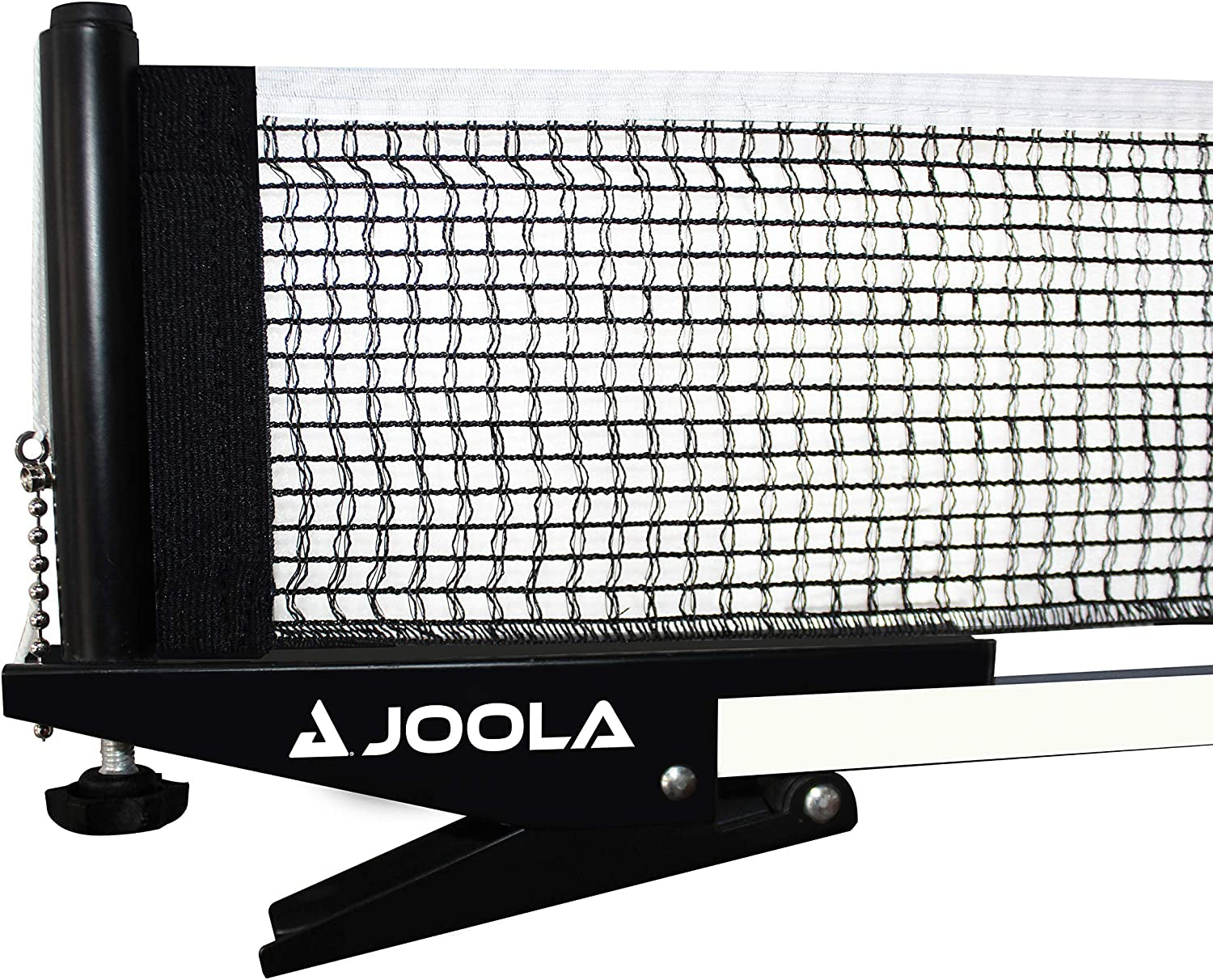 Premium inside Table Tennis Net and Post Set - Portable and Easy Setup 72" Regulation Size Ping Pong Spring Clamp Net, Black