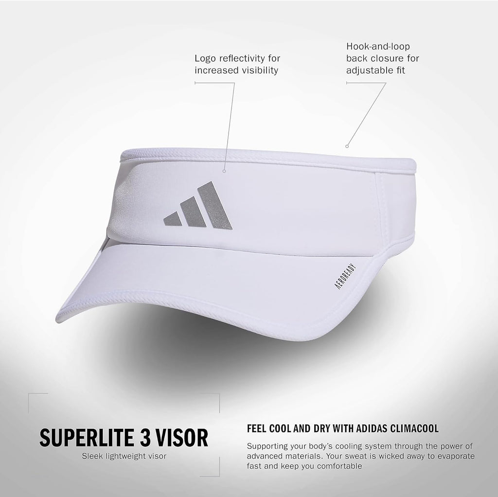 Women'S Superlite Visor – Lightweight Moisture-Wicking Running Tennis Hat