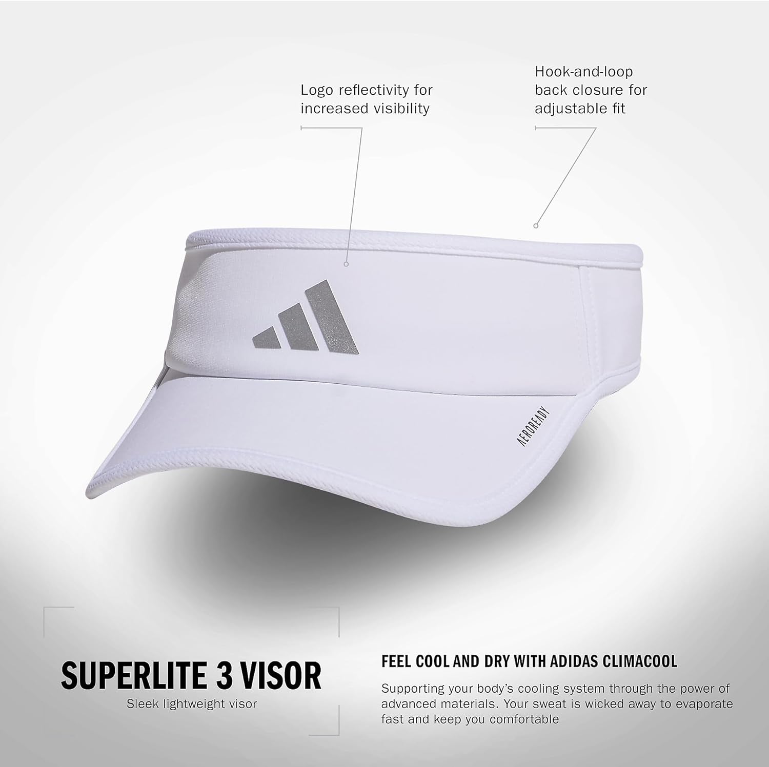 Women'S Superlite Visor – Lightweight Moisture-Wicking Running Tennis Hat