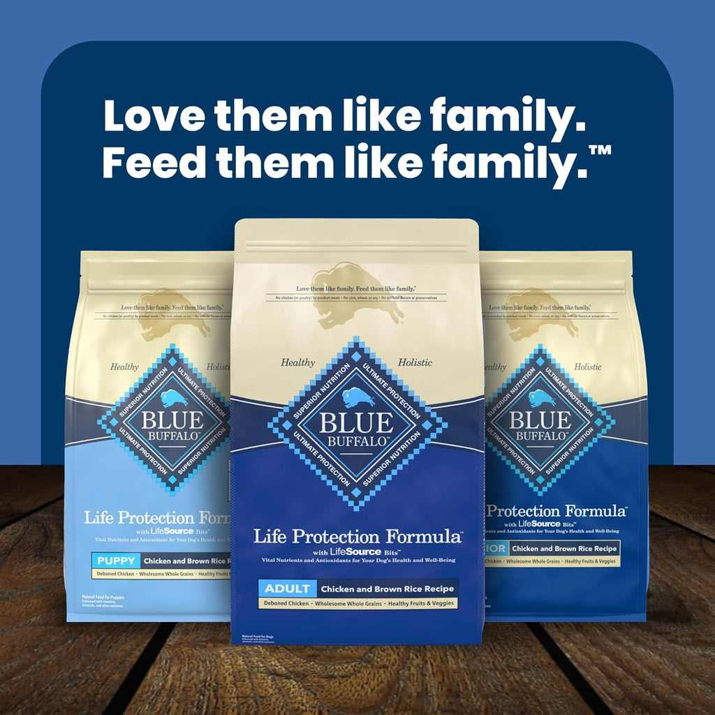 Life Protection Formula Adult Dry Dog Food, Helps Build and Maintain Strong Muscles, Made with Natural Ingredients, Chicken & Brown Rice Recipe, 15-Lb. Bag