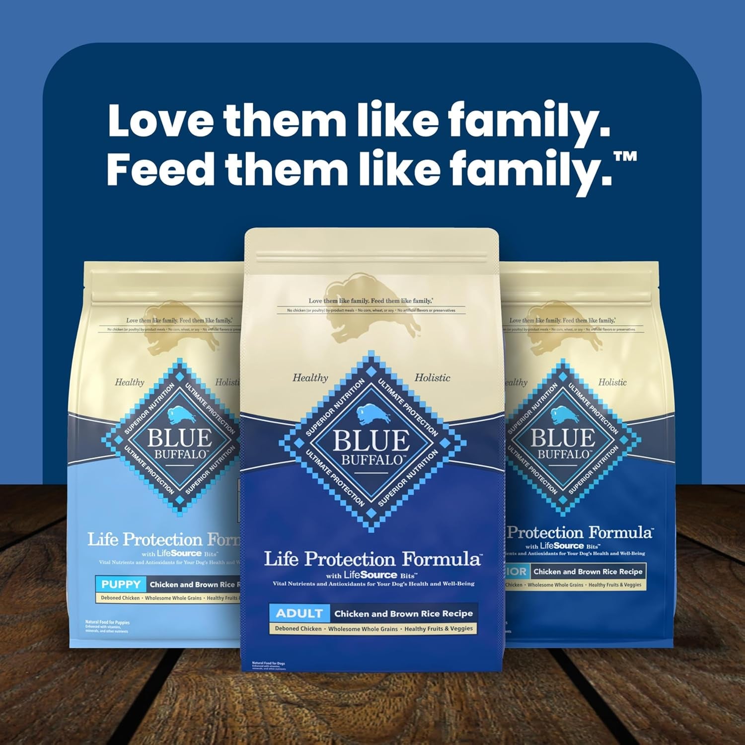 Life Protection Formula Adult Dry Dog Food, Helps Build and Maintain Strong Muscles, Made with Natural Ingredients, Chicken & Brown Rice Recipe, 15-Lb. Bag