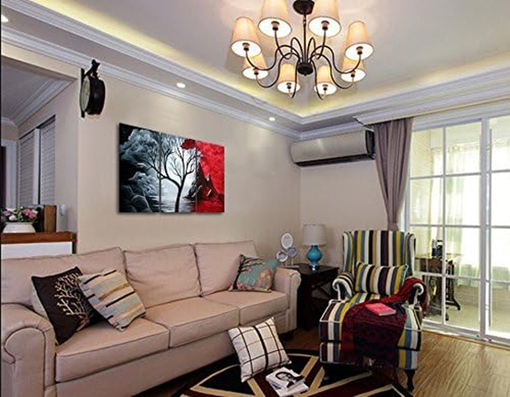 Canvas Wall Art Abstract Pictures for Wall Decor Canvas Prints of Abstract Paintings for Living Room Decor 3 Panels Artwork Sets for Home Decor Office Decorations