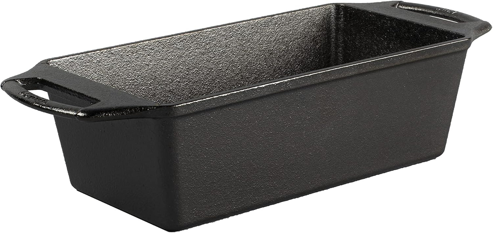 Seasoned Cast Iron Loaf Pan 8.5 Inches - Pre-Seasoned Rectangular Cast Iron Bakeware- Even Browning Bread Pan with Easy-Release Finish - Pfas-Free Non-Toxic Cookware