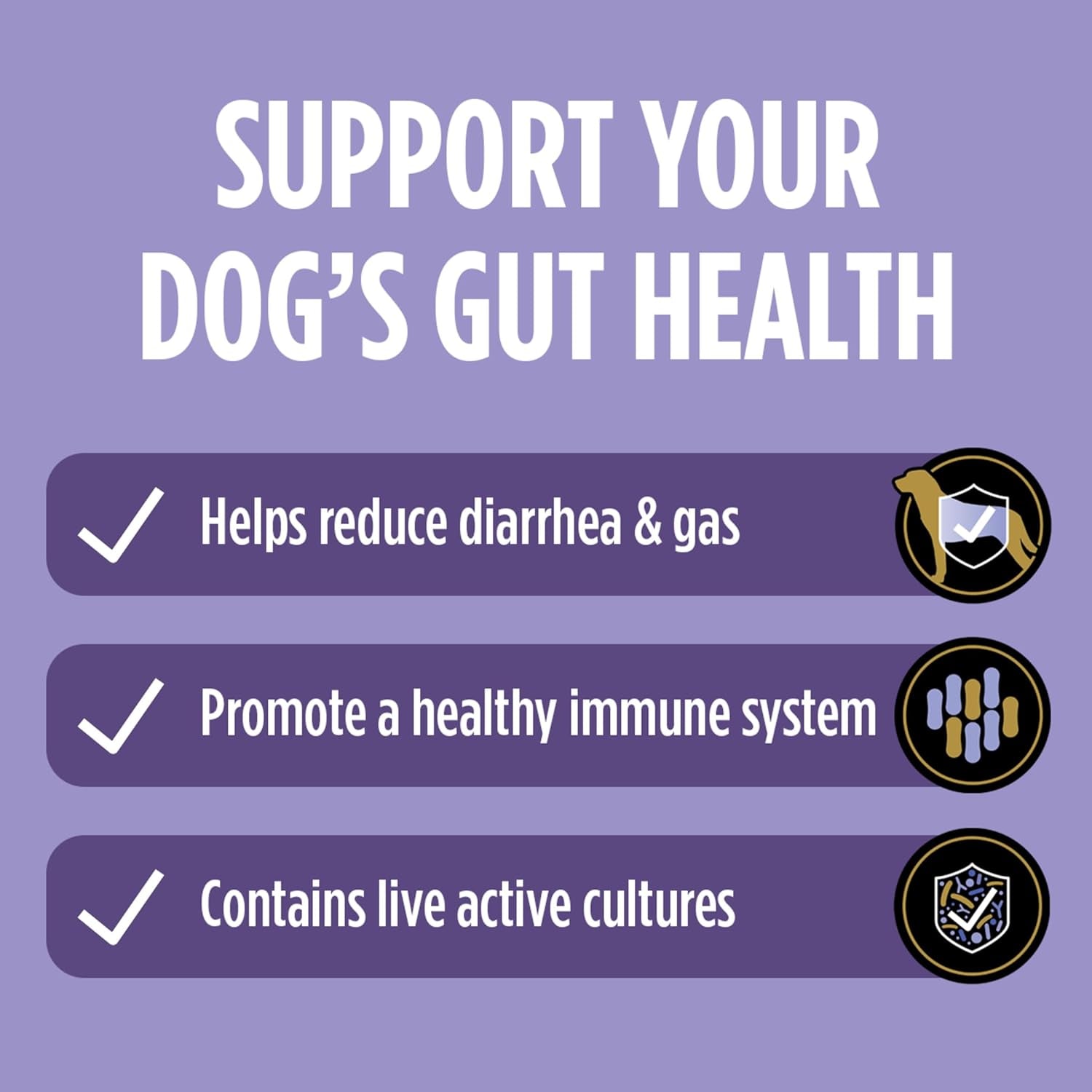 Purina Pro Plan Veterinary Supplements Fortiflora Daily Probiotics for Dogs, Helps Digestive Gut Health and Diarrhea - 30 Ct. Box