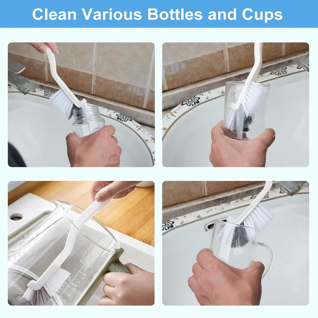 11Pcs Crevice Cleaning Brush Set, Hard Bristle Cleaning Supplies for Kitchen, Bathroom, Corner, Grout, Sink