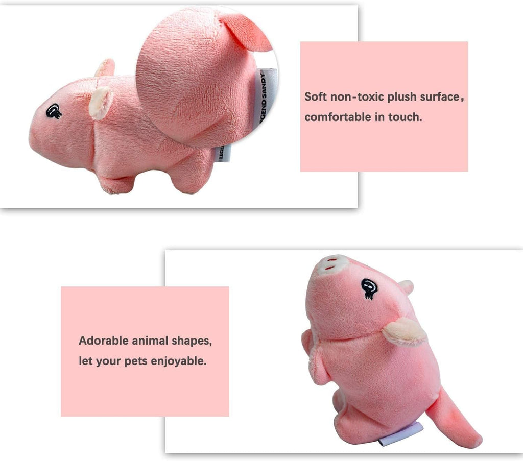 Squeaky Plush Dog Toy Pack for Puppy, Small Stuffed Puppy Chew Toys 12 Dog Toys Bulk with Squeakers, Cute Soft Pet Toy for Small Medium Size Dogs