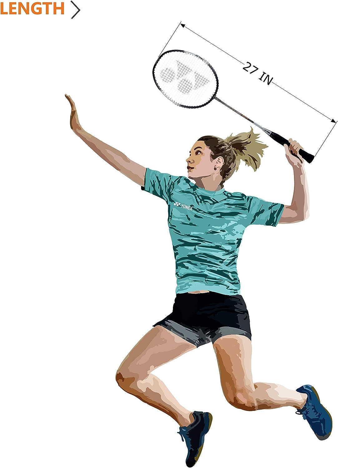 ZR 100 Light Aluminum Blend Badminton Racquet with Full Cover, Set of 2