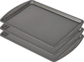 Everyday Nonstick Carbon Steel 13” X 9” Baking Sheet Set, 3 Pack – Standard-Sized Carbon Steel Cooking Pans, Bakeware Set, Cookie Sheets for Baking, Oven Pan Set