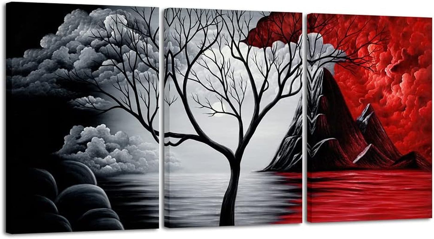 Canvas Wall Art Abstract Pictures for Wall Decor Canvas Prints of Abstract Paintings for Living Room Decor 3 Panels Artwork Sets for Home Decor Office Decorations