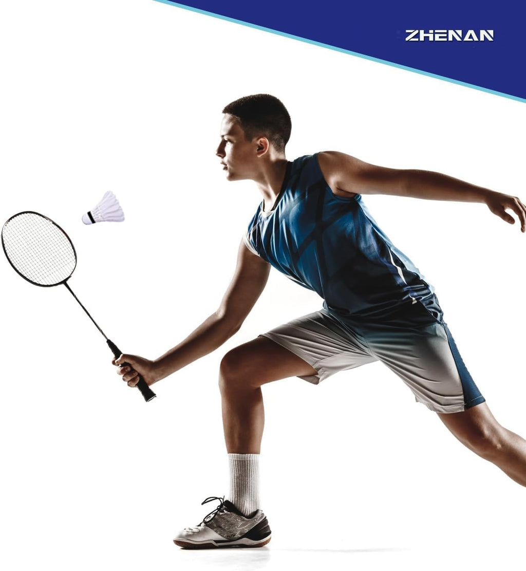 Goose Feather Badminton Shuttlecocks,12 Pack Nylon Feather Badminton Birdies-Hight Speed Training Birdie Ball for Indoor and Outdoor Matches,Highly Stable & Durable Shuttle Balls