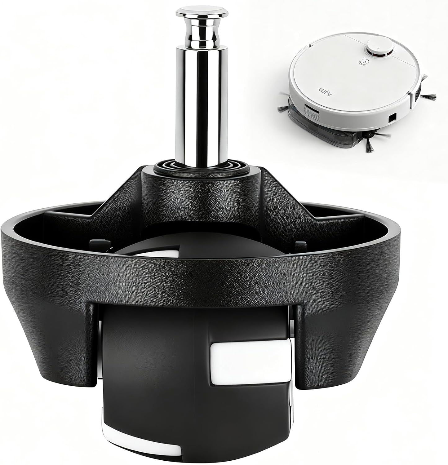 Robot Vacuum Universal Wheel, Vacuum Cleaner Roller Wheel Suitable for Eufy Robovac 30, 15C, 30C, G30/Nova Ihrv6-Blk