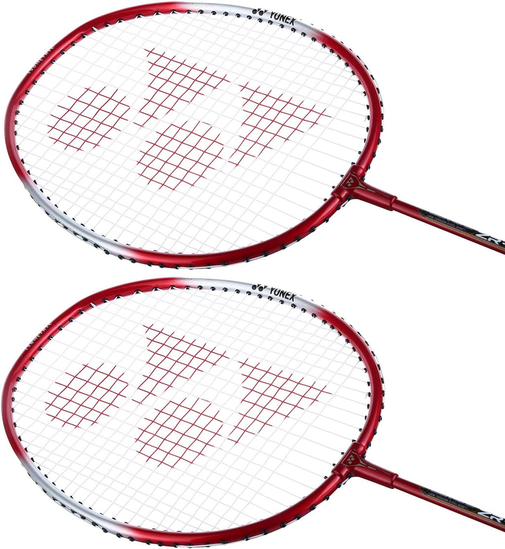 ZR 100 Light Aluminium Badminton Racquet with Full Cover, Set of 2 | Made in India