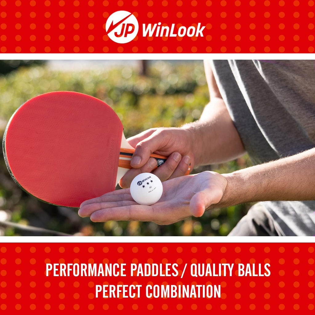 Ping Pong Paddles Sets - Portable Table Tennis Paddle Set with Ping Pong Paddles Professional Case & Ping Pong Balls - Premium Table Tennis Racket Player Set for Indoor & Outdoor Games