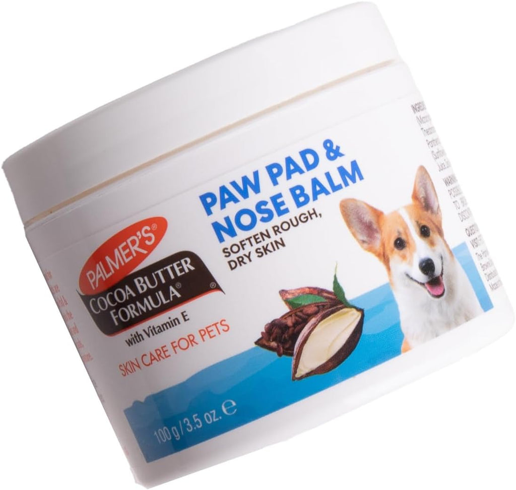 for Pets Cocoa Butter Paw Pad and Nose Balm for Dogs, Fragrance Free Dog Skin Soother with Vitamin E for Dry Paws and Noses, Plant Based Formula, 3.5 Oz
