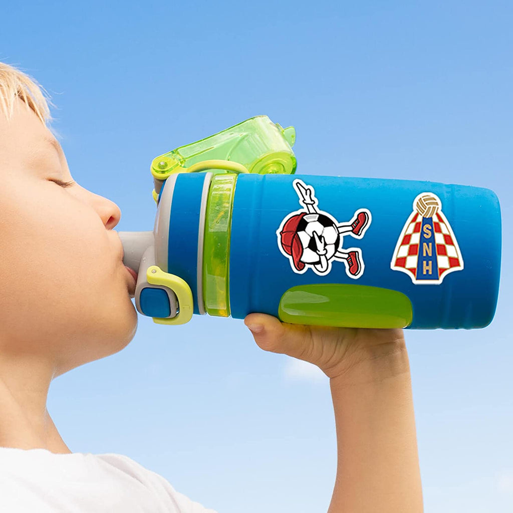 100PCS Soccer Stickers for Boys Girls Kids Teens, Vinyl Waterproof Soccer Stickers for Water Bottles, Laptops, Goodie Bag Stuffers, 2026 Soccer World Cup Party Favors