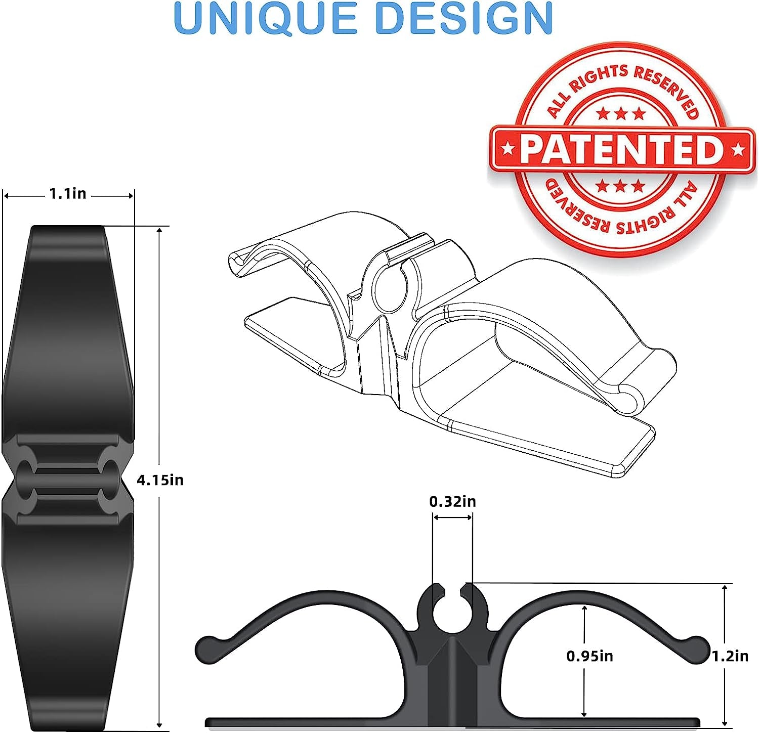 Cord Organizer for Appliances, 8 Pack Upgraded Kitchen Appliance Cord Organizer Stick on Appliance Wire Organizer Wire Wrapper for Kitchen Appliances Mixers, Coffee Maker, Pressure Cooker