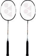 ZR 100 Light Aluminum Blend Badminton Racquet with Full Cover, Set of 2