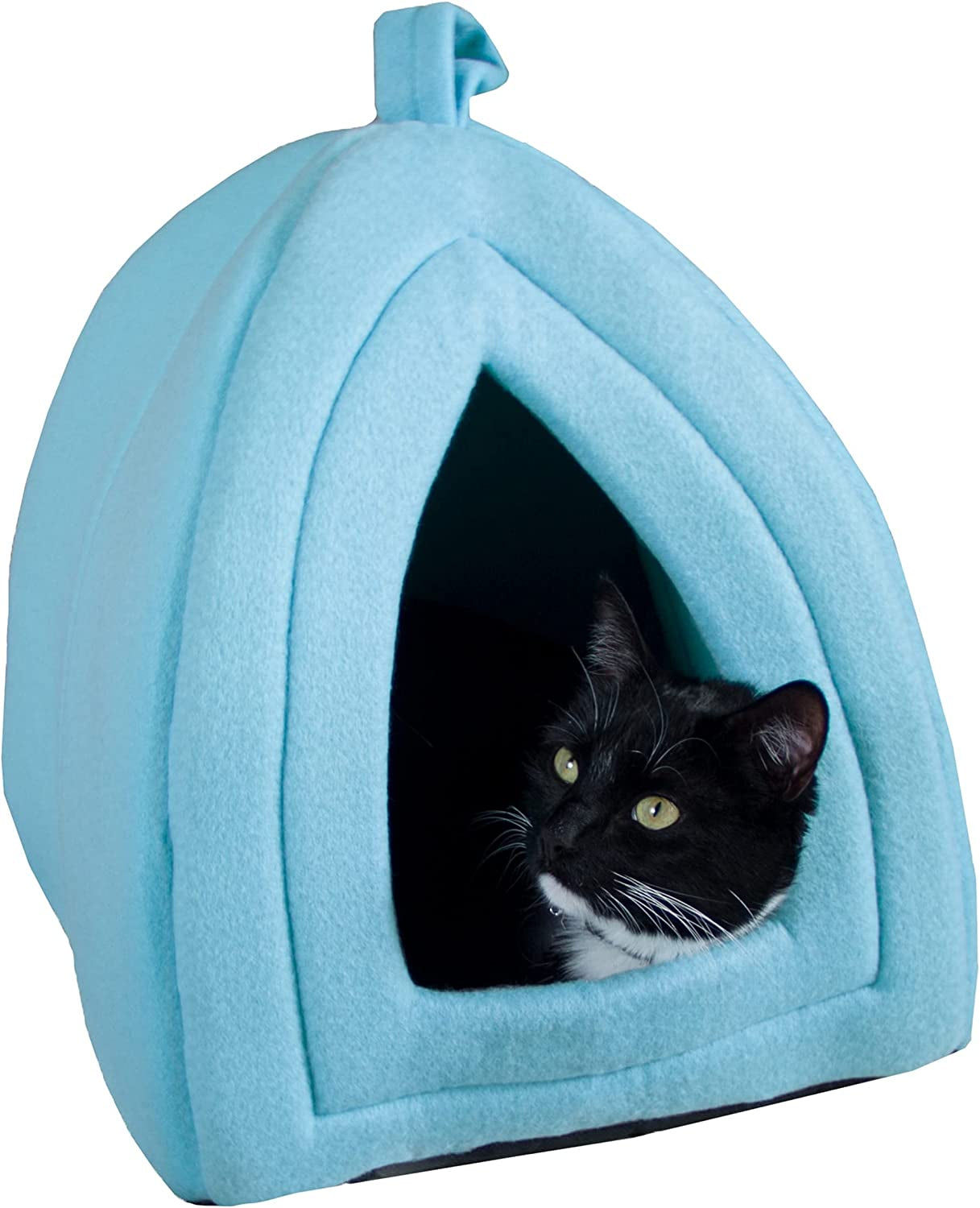 Cat House - Indoor Cat Bed with Removable Foam Cushion - Pet Tent for Kittens, Rabbits, Guinea Pigs, and Other Small Animals by