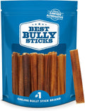 4 Inch Bully Sticks - 8 Oz (Pack of 1) - Natural Grass-Fed, Grain and Rawhide Free, Ideal for Small or Young Canines