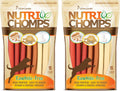 Nutrichomps Dog Chews, 5 Inch Twists, Real Chicken, Peanut Butter and Milk Flavors, 15 Count, Easy to Digest, Rawhide Free Dog Treats, Long Lasting, Vitamin and Mineral Enriched
