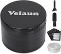 3 Inch Spice Herb Grinder with Storage Bag and Storage Can - Multipurpose Large Manual Grinders for Home Kitchen and Daily Use, Black