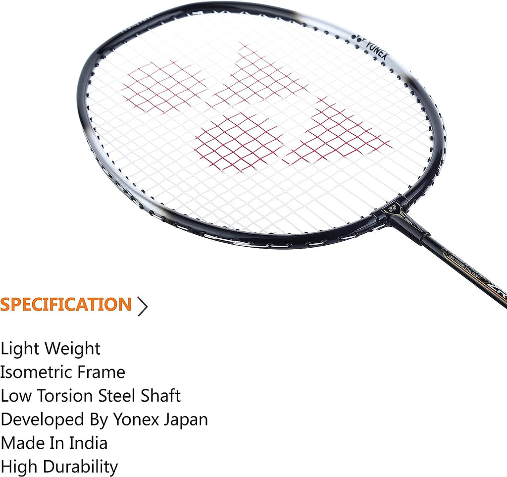 ZR 100 Light Aluminum Blend Badminton Racquet with Full Cover, Set of 2