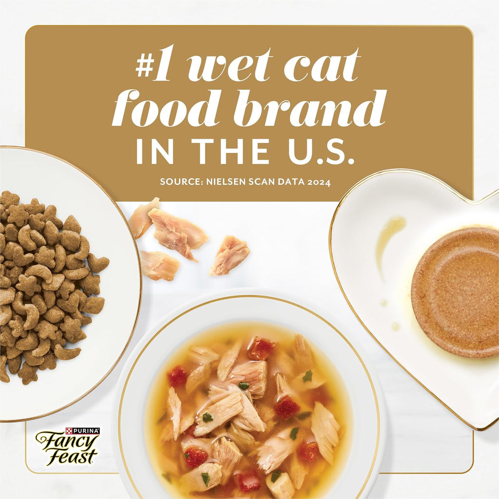 Gems Pate Cat Food Mousse with Chicken and a Halo of Savory Gravy Cat Food - (Pack of 8) 4 Oz. Boxes