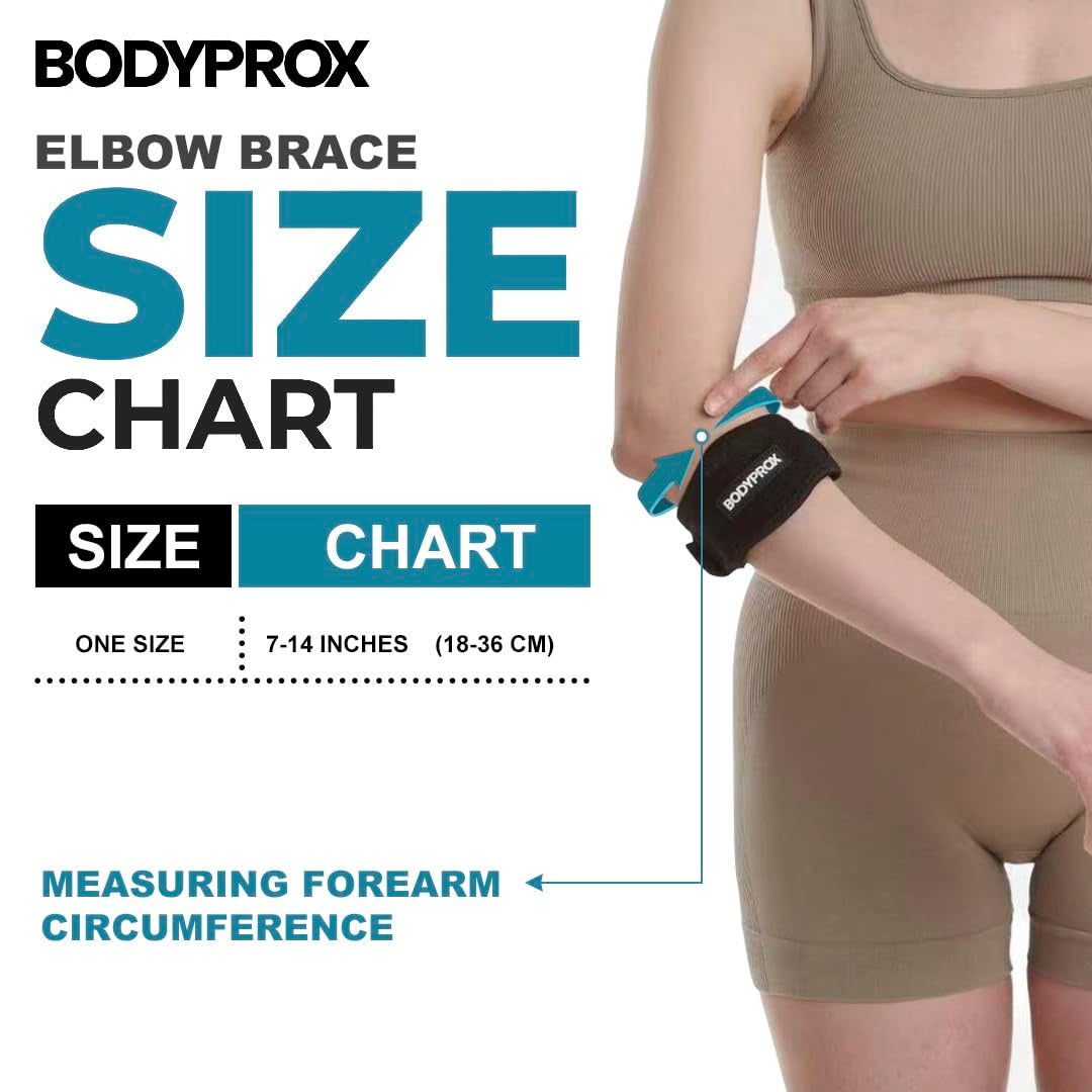 Elbow Brace 2 Pack for Tennis & Golfer'S Elbow Pain Relief