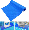 Swimming Pool Ladder Mat - Protective Pool Ladder Pad Step Mat with Non-Slip Texture, Blue Medium Pool Step Mat, 36 Inch X 9 Inch