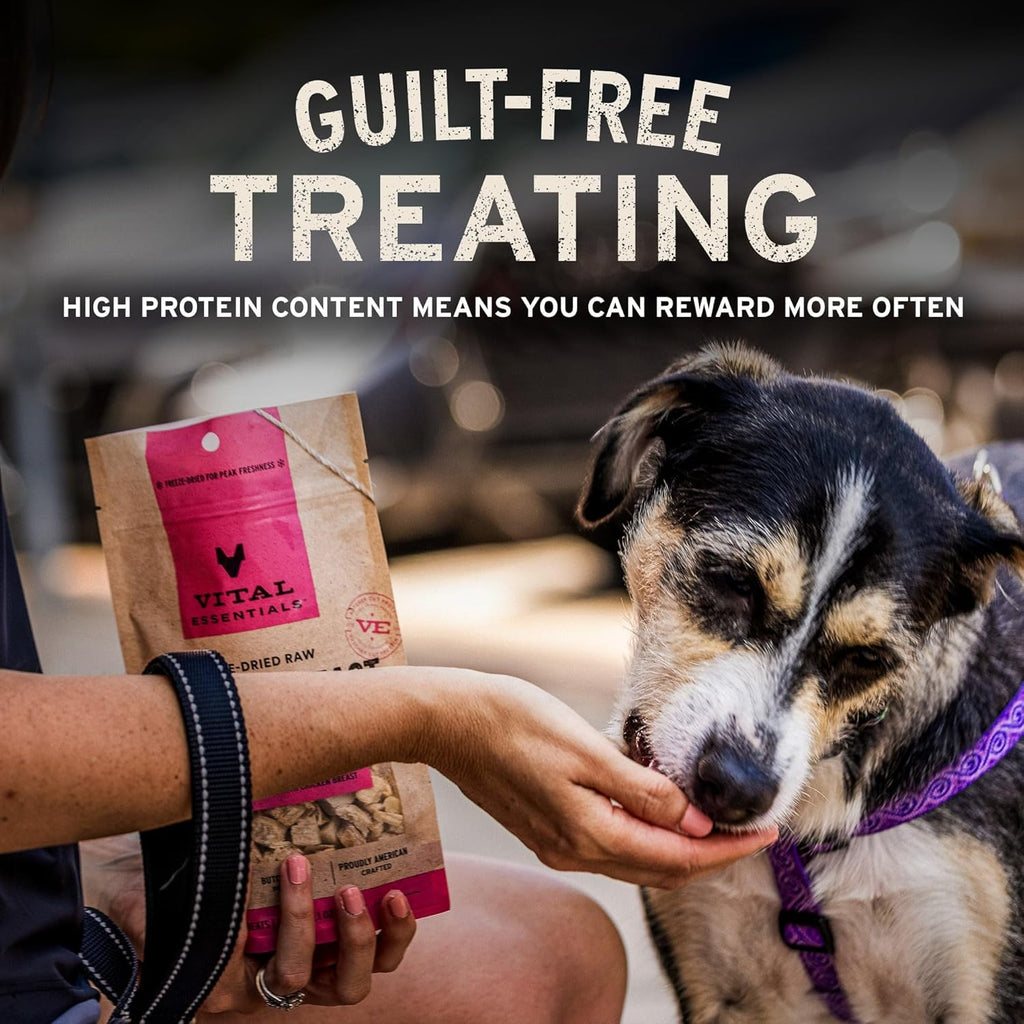 Freeze Dried Dog Treats | Beef Liver, Single Ingredient | Premium Quality | Grain Free Training Treats for Dogs, 2.1 Oz Bag