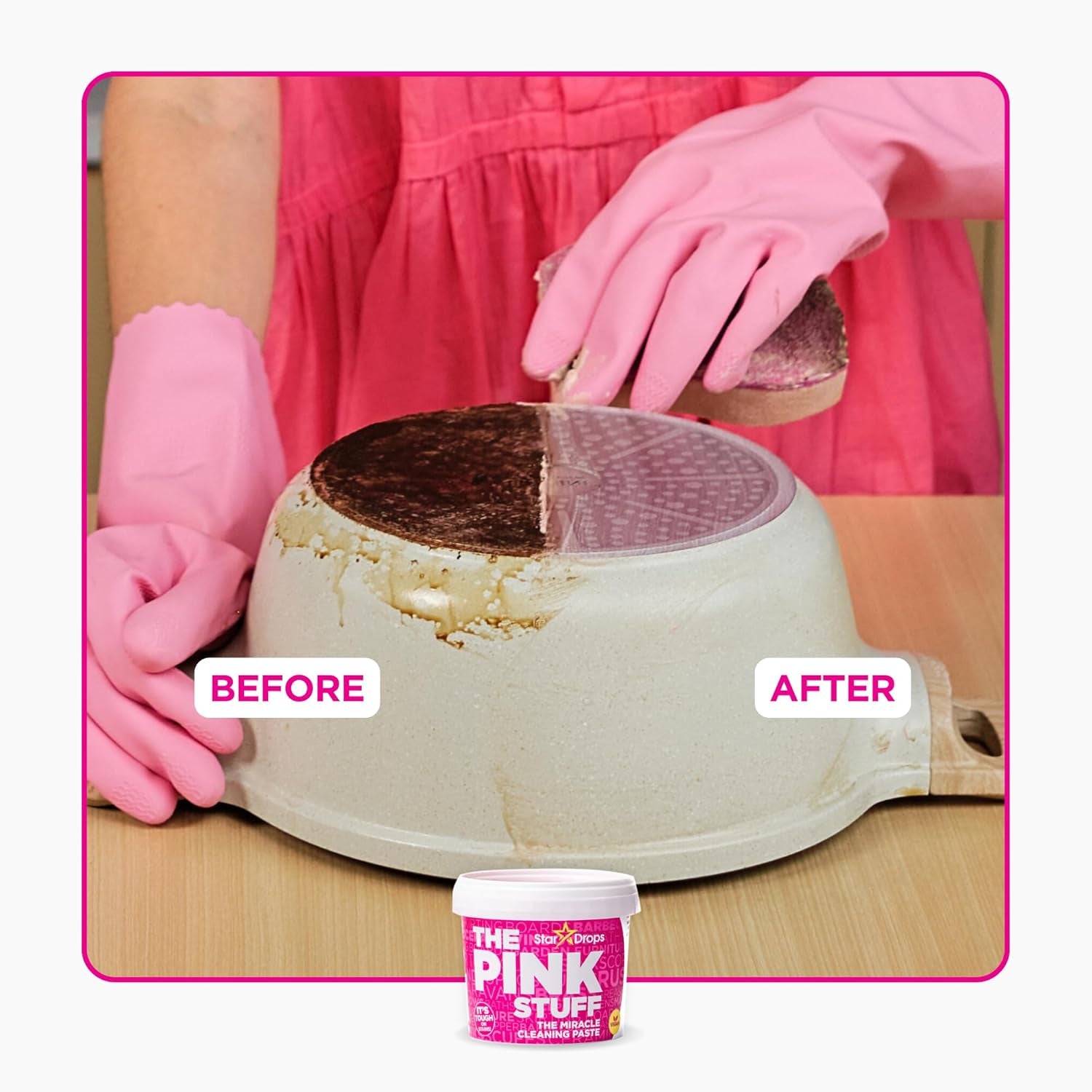 - the Pink Stuff - Miracle Cleaning Ultimate Bundle – Paste, Multi-Purpose Spray, Bathroom Foam Spray, and Cream Cleaner – Ideal for Kitchens, Bathrooms, Outdoors, and More