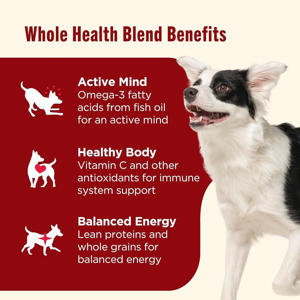 Dry Dog Food, Real Beef, Pea & Brown Rice Recipe Whole Health Blend for Adult Dogs, 28 Lb. Bag, Packaging May Vary (Rachael Ray)