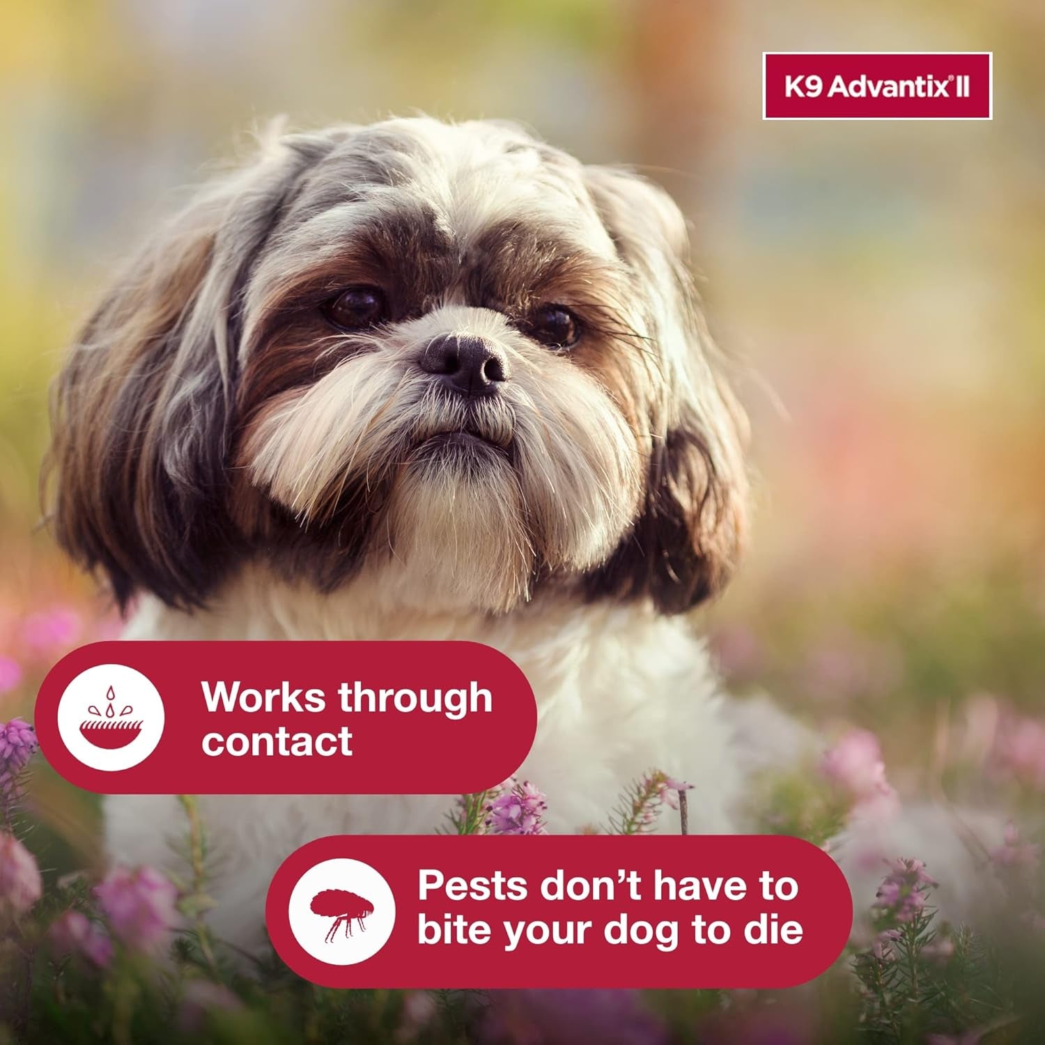 K9 Advantix II Small Dog Vet-Recommended Flea, Tick & Mosquito Treatment & Prevention | Dogs 4-10 Lbs. | 2-Mo Supply