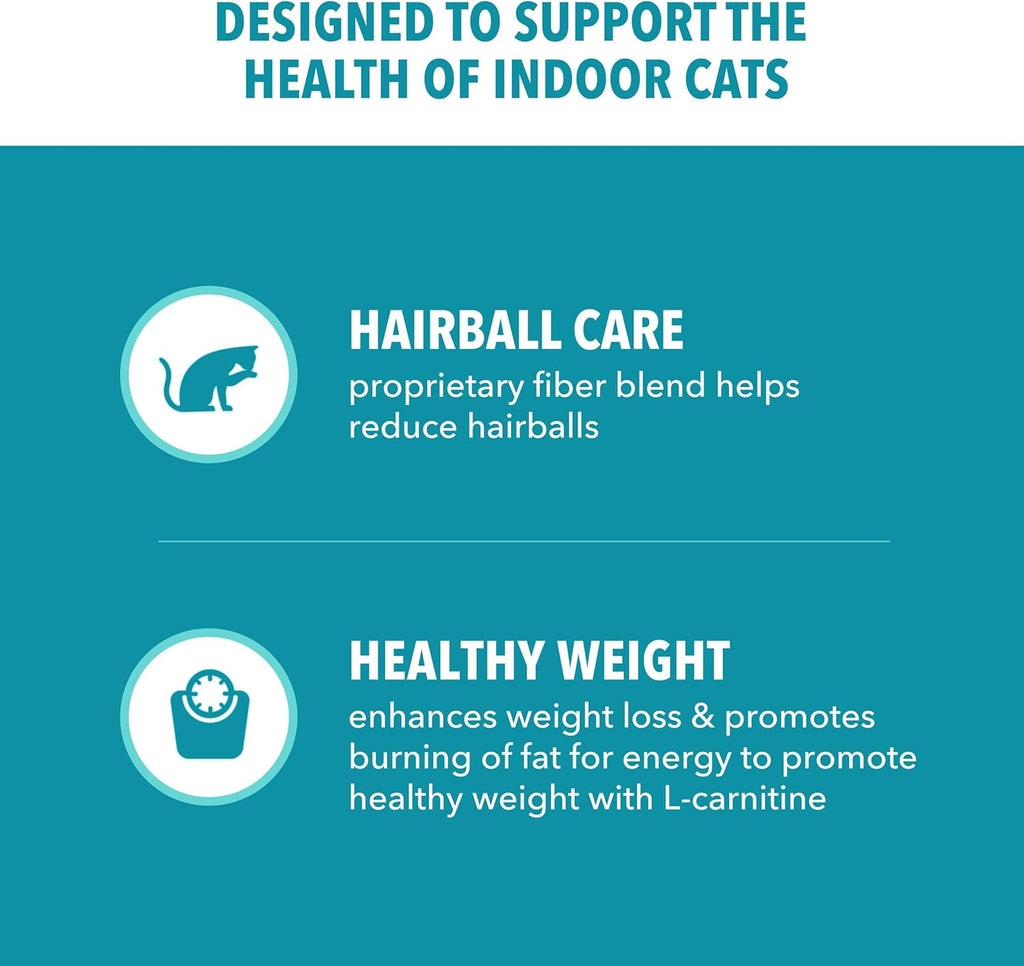 Proactive Health Dry Cat Food, Indoor Weight and Hairball Care Cat Food Dry Recipe, with Real Chicken in Every Bite, 22 Lb. Bag