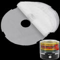 round Silicone Dehydrator Sheets for Elite Gourmet, Non-Stick BPA Free, Pack of 5 (Premium Reusable Food Dehydrator Mesh Mats)