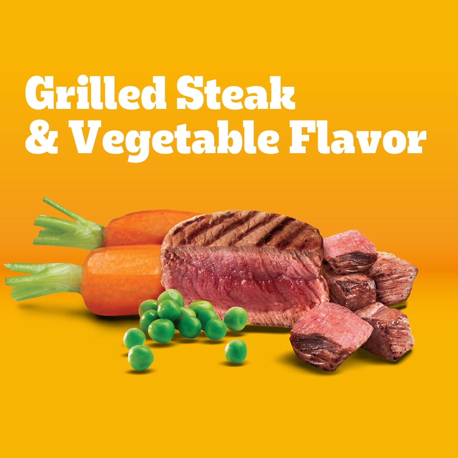 Pedigree Dry Dog Food for Adult Small Dogs, Grilled Steak and Vegetable Flavor, 14 Lb. Bag