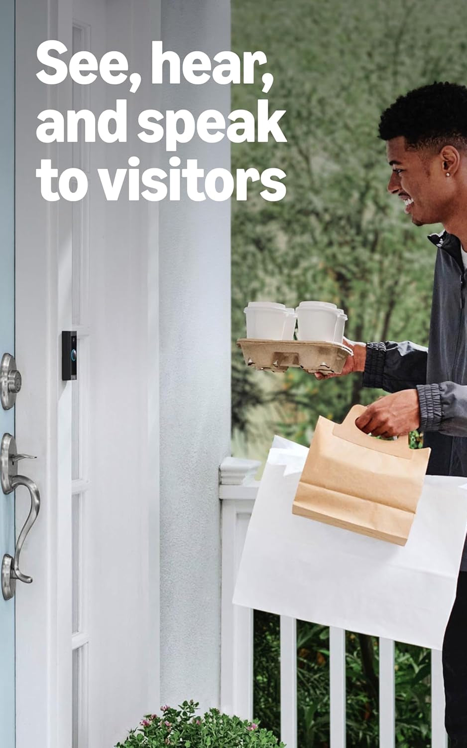 Video Doorbell Wired, Home or Business Security, Two-Way Talk, Advanced Motion Detection, HD Camera and Real-Time Alerts to Monitor Your Front Door (Wi Required)