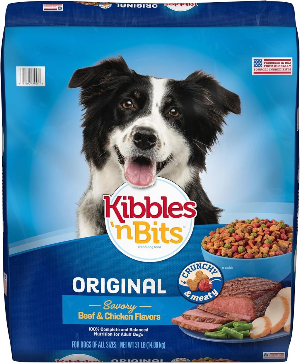Original Savory Beef & Chicken Flavor Dry Dog Food, 31 Pound Bag