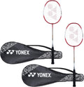 ZR 100 Light Aluminium Badminton Racquet with Full Cover, Set of 2 | Made in India
