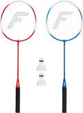 Franklin Sports Badminton Racket + Birdie Set - Replacement Badminton Equipment for Kids + Adults - 2 Player - 4 Player Badminton Racket Sets
