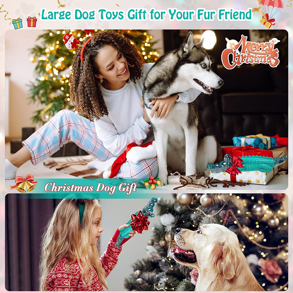 Dog Toys for Aggressive Chewers - Tough, Indestructible Dog Chew Toys for Large, Medium, Small Breed Dogs to Keep Them Busy