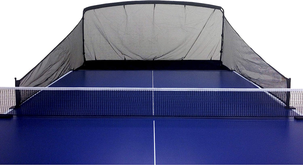 Carbon Fiber Table Tennis Ball Catch Net - Practice Net Attaches to Ping Pong Table for Ball Collection during Table Tennis Robot, Serve or Multi-Ball Training