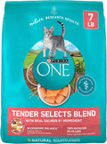 Natural Dry Cat Food, Tender Selects Blend with Real Salmon - 7 Lb. Bag