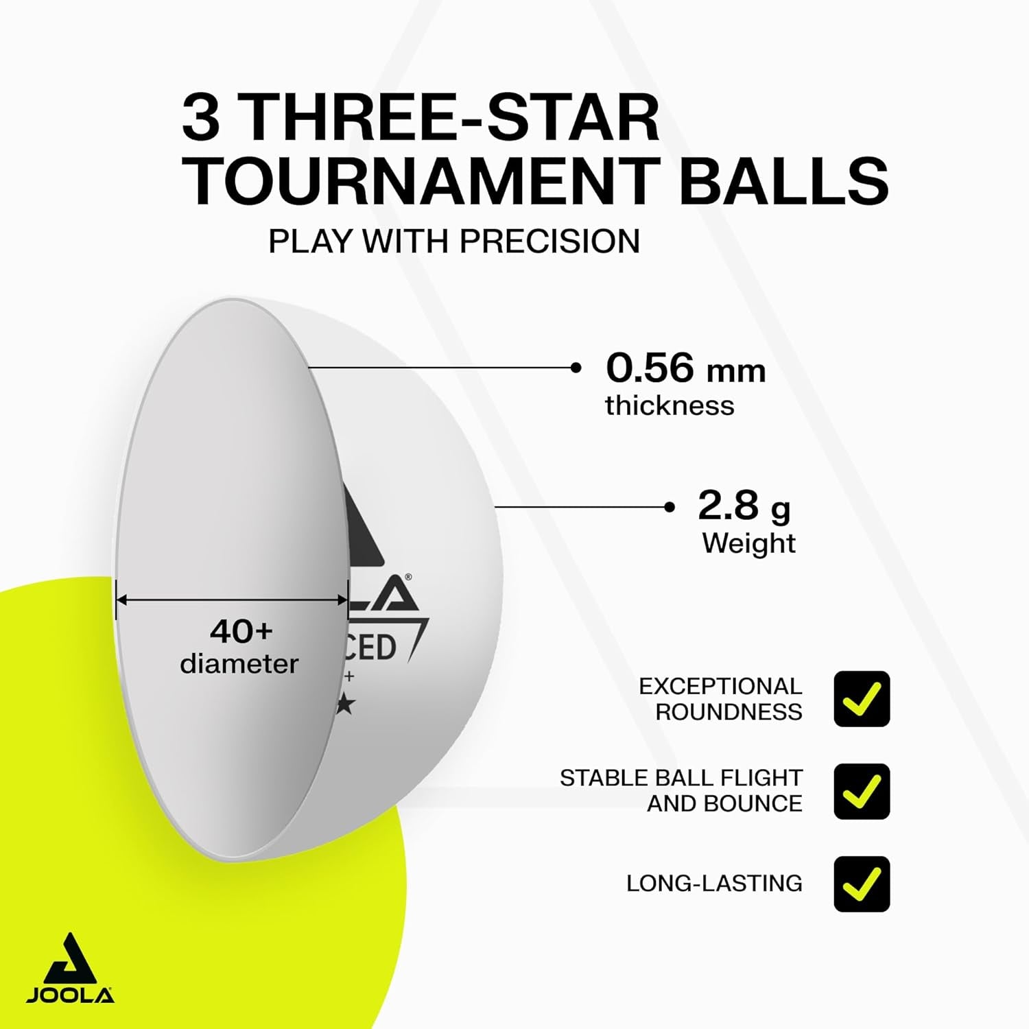 Duo Pro Ping Pong Paddles Set of 2 - Professional Table Tennis Paddles, Three Advanced 3 Star Tournament Ping Pong Balls and Carrying Case - Advanced Table Tennis Rackets