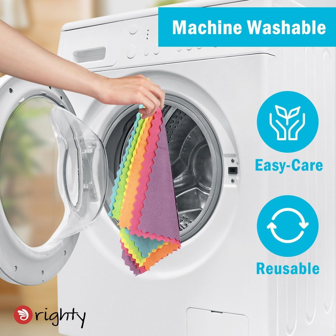 Microfiber Cleaning Cloth, 24 Pack Highly Absorbent Cleaning Rags, Household Cleaning Supplies, Reusable Microfiber Towels Lint Free Cloths for House, Kitchen, Car Care, 12X11 Inch